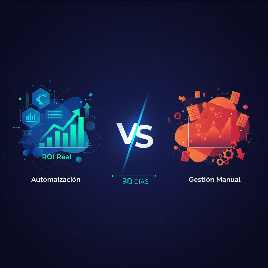 Automatización vs Gestión Manual: ROI Real en 30 Días