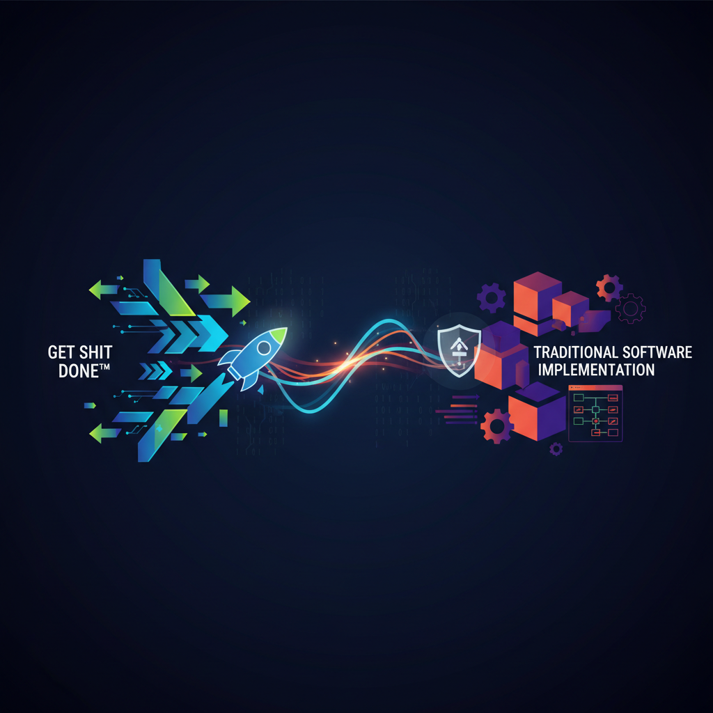 Get Shit Done™ vs. Traditional Software Implementation