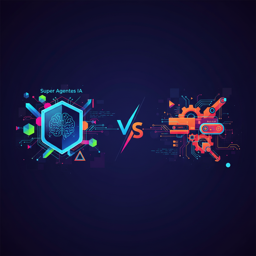 Super Agentes IA vs Automatización Tradicional: Cuál Elegir