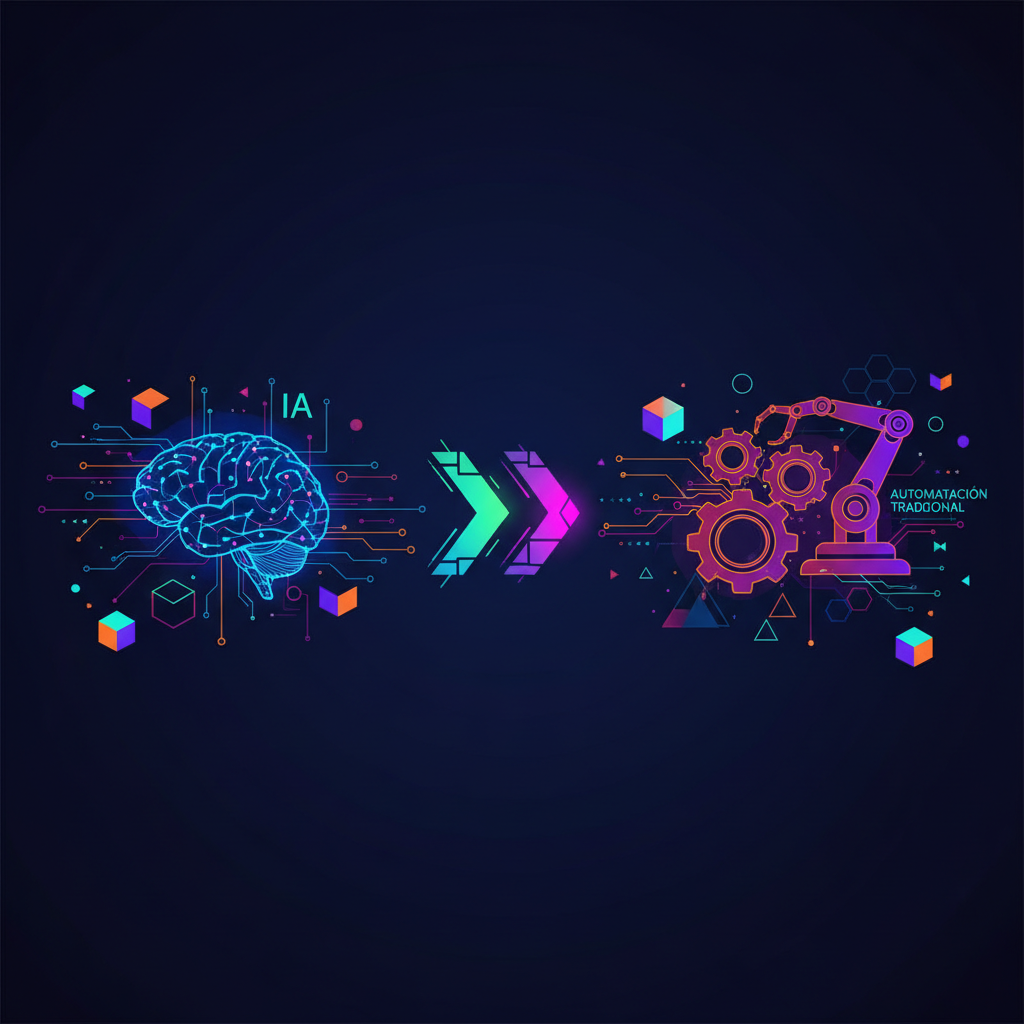 Transformación operativa: IA vs automatización tradicional