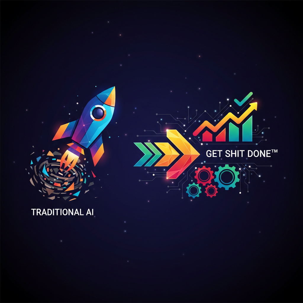 Why Get Shit Done™ Beats Traditional AI Implementation